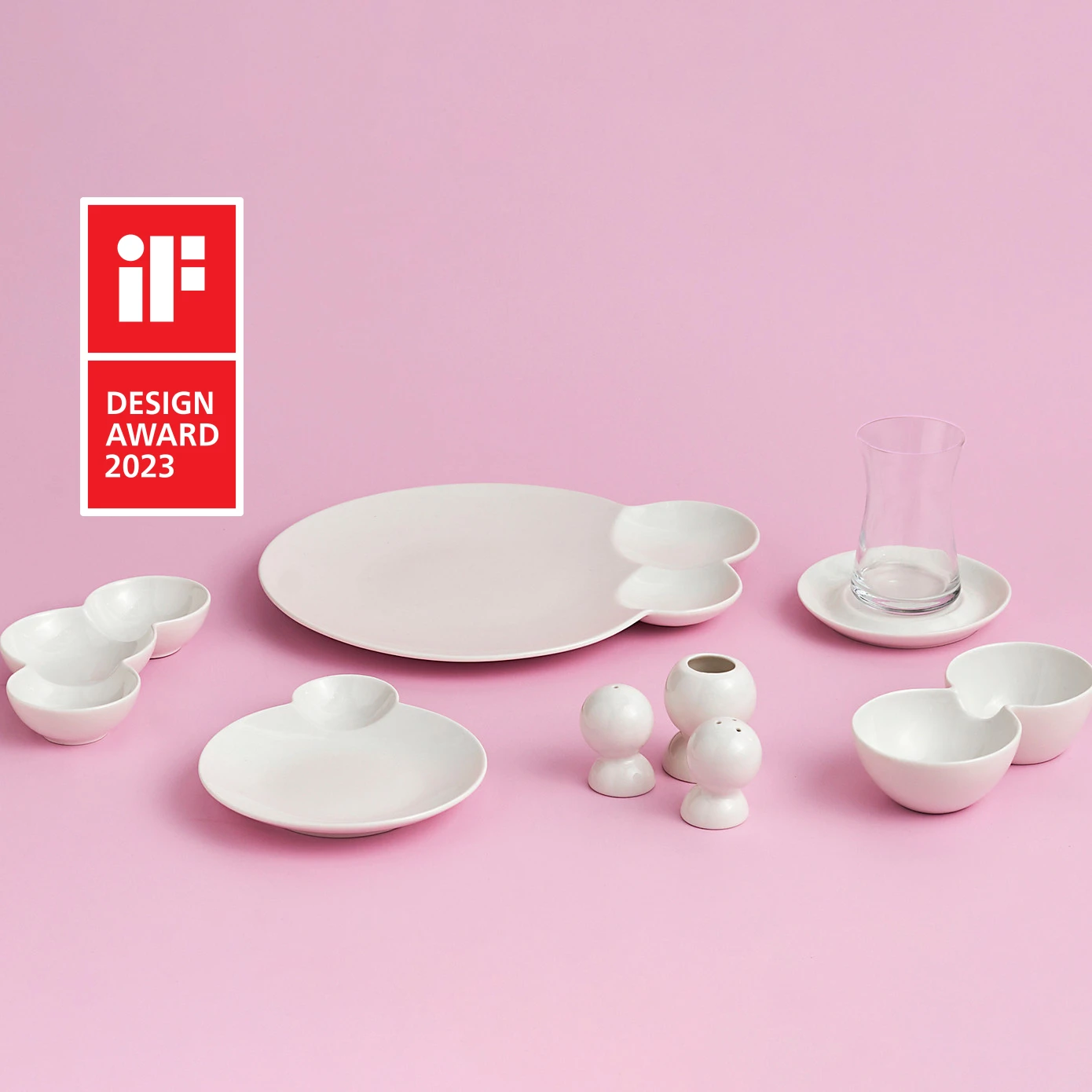 [153.03.08.2944] KARACA STREAMLINE BLOW 26 PRÇ KAHVALTI SETİ RND