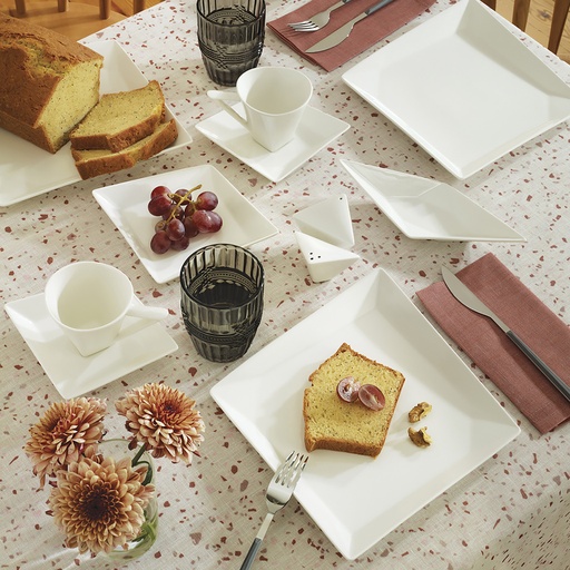 [153.03.08.0607] KARACA ORIGAMI 26 PIECES BREAKFAST SET SQUARE